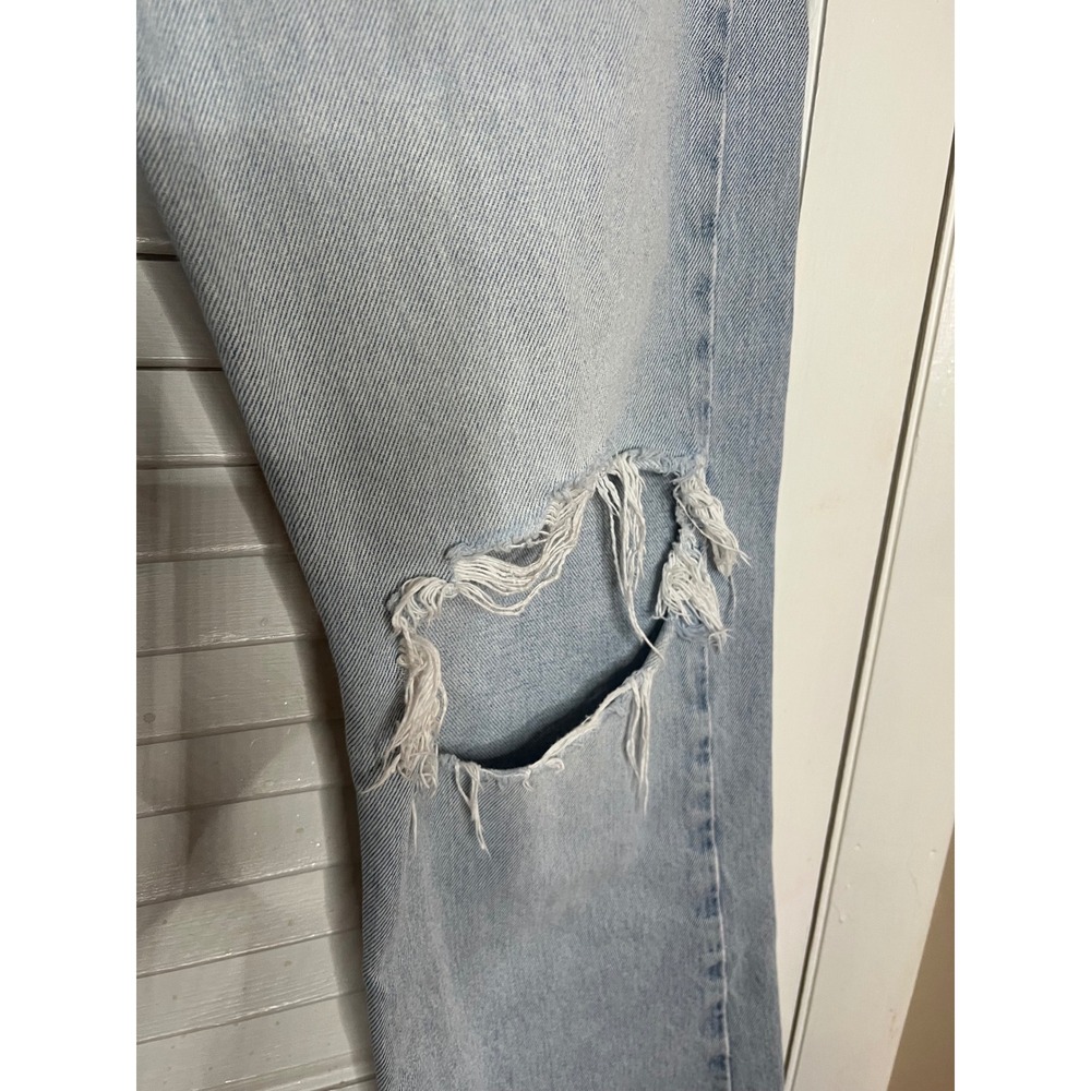 Vtg 1981 Abercrombie & Fitch Vintage Distressed High Rise Flare Leg Jeans 10 - Picture 3 of 6